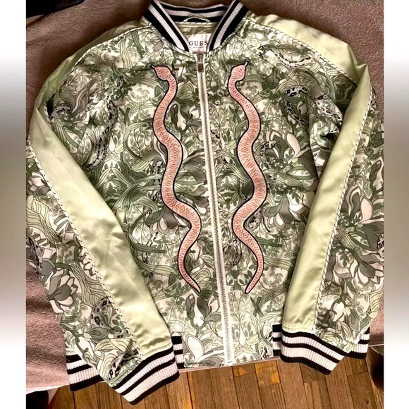 GUESS Los Angeles Women’s Sport Jacket Size M Zip - Picture 1 of 7